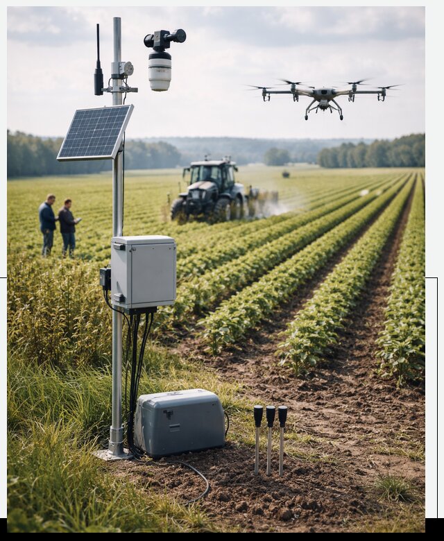 Разработка IoT мониторинга полей в Ишиме от 8834 р. | АвикейШм