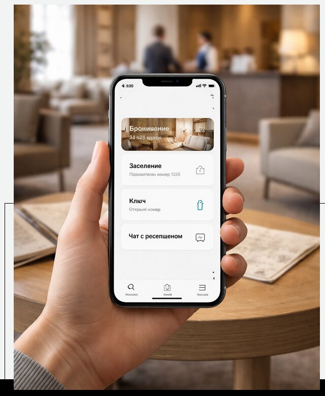 Мобильное приложение для гостей отеля в Ишиме, управление сервисом
